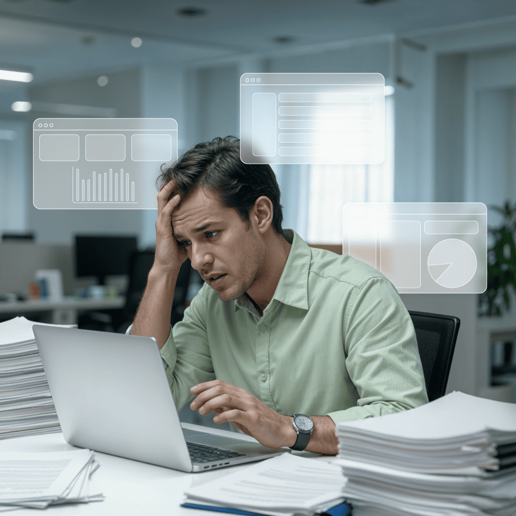 hombre complicado sin linkiwork