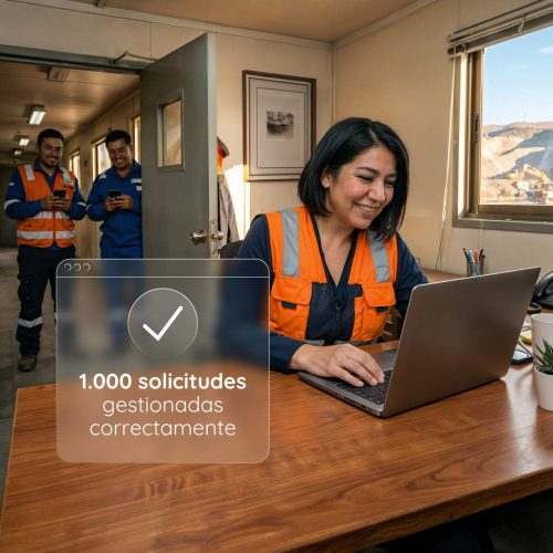 mujer feliz con linkiwork