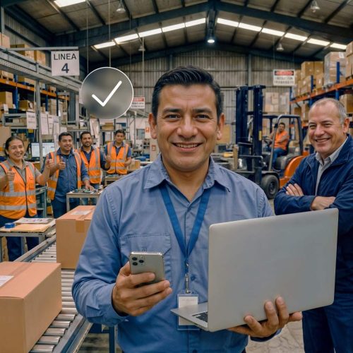 hombre feliz con linkiwork