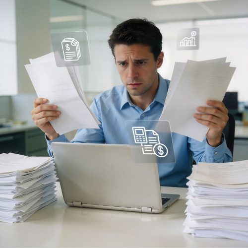 hombre agobiado sin linkiwork